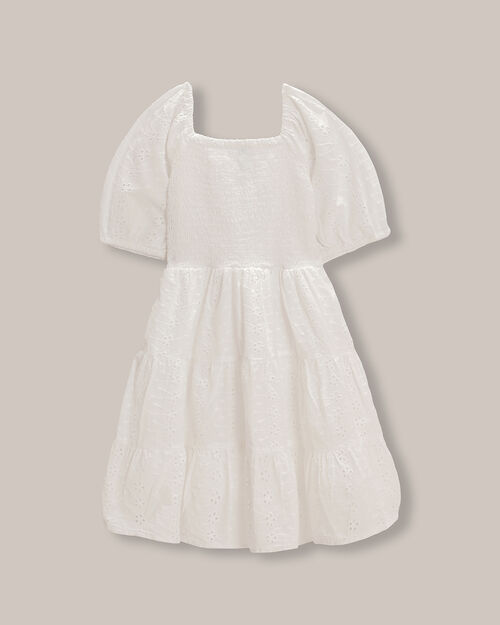 Vestido Corto Eyelet